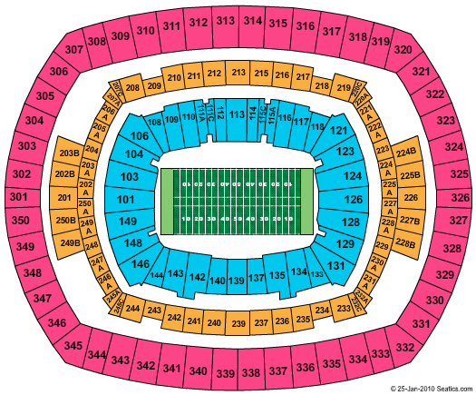 MetLife Stadium Lacrosse Seating Chart
